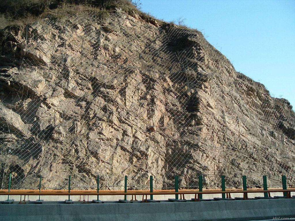 贵州专业售后柔性防护网主动防护网阻止崩塌岩石土体的下坠边坡防护网