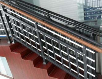 重庆专业锌钢楼梯扶手锌钢楼梯栏杆生产厂家