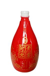 厂家供应彩色喷涂玻璃酒瓶500ml乳白料烤花婚庆喜酒瓶
