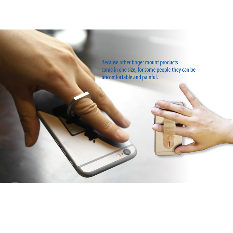 厂家直销广告礼品手机支架 无痕粘贴指环扣支架 可印商家LOGO