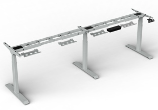 sunyyoSY-A105-180° 会议桌一体化办公桌升降台自动化升降桌人工学习桌厂家直销
