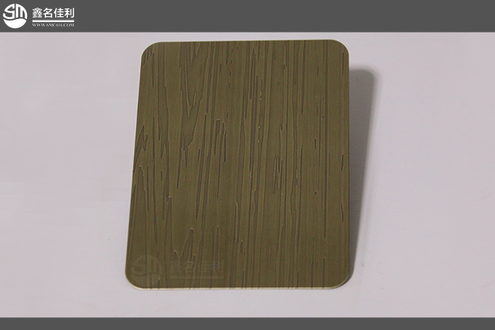 青铜木纹压花不锈钢板 压花304不锈钢板 不锈钢压花青铜木纹板