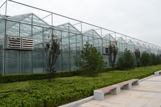 智能玻璃温室-连栋玻璃温室-广源温室工程质量上乘-价格合理
