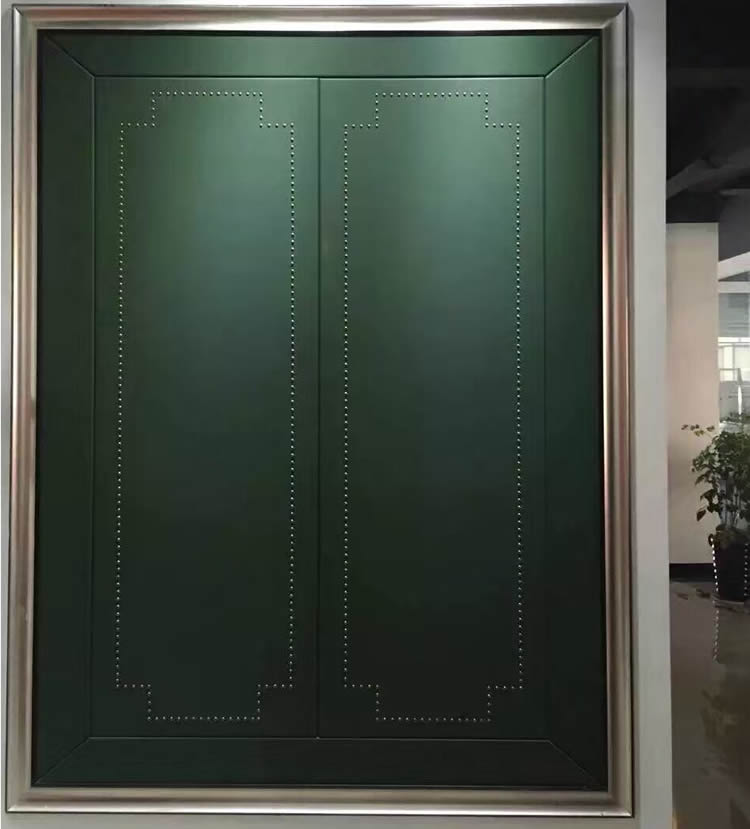 杭州厂家直销定制刺绣皮革背景墙沙发墙