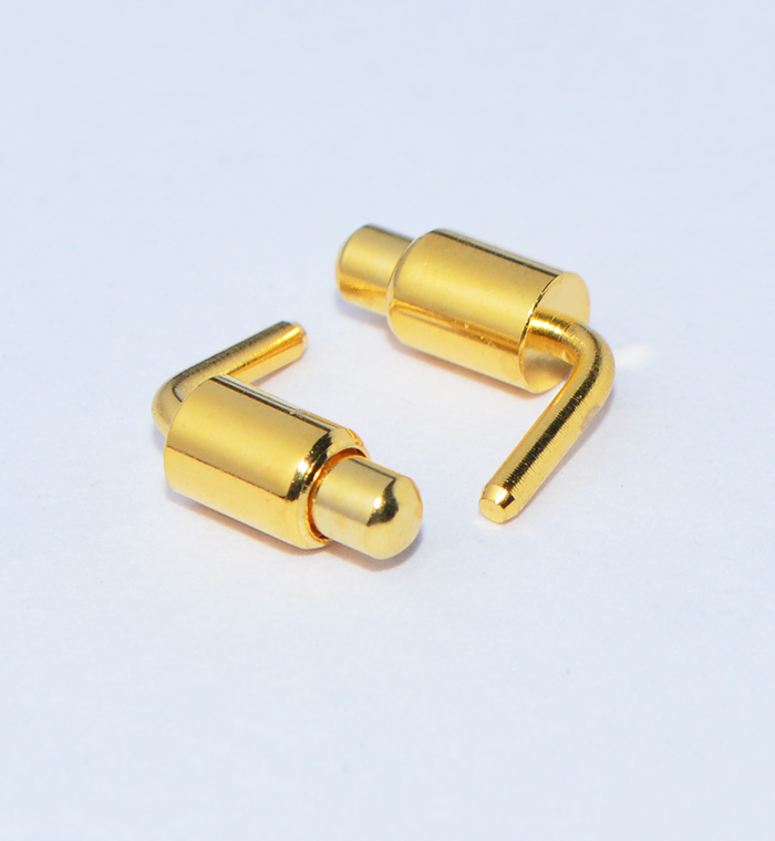 PIN针铜针可伸缩电镀金 弹簧针 弹性针 厂家定制非标充电针