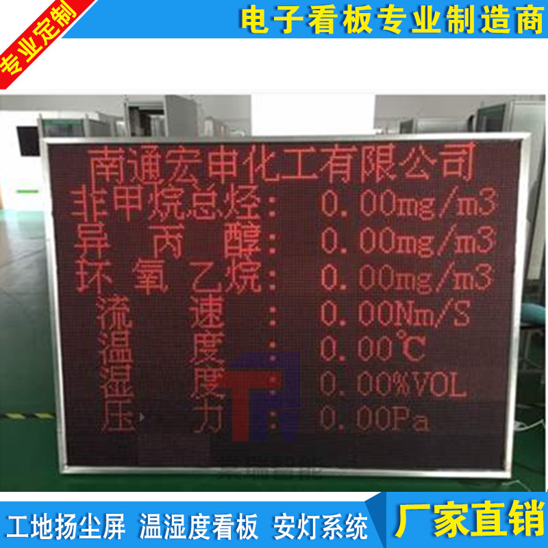 电子看板/温湿度看板/计时计数显示屏/LED显示屏/安全生产管里看板/时钟屏