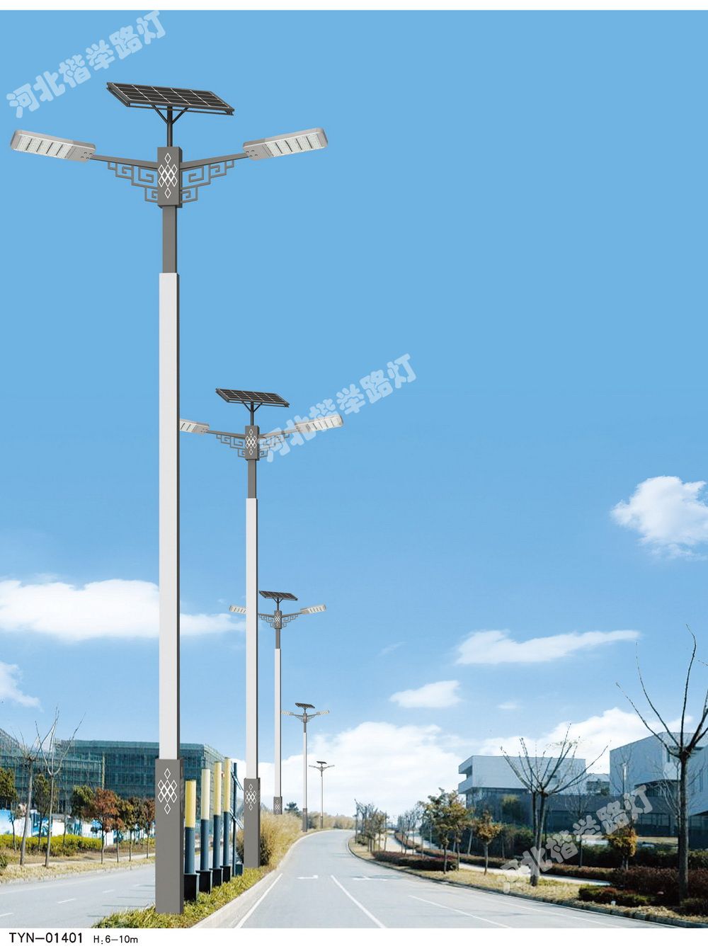 2017年故城县新款太阳能路灯出厂价格 高杆灯安装维修公司