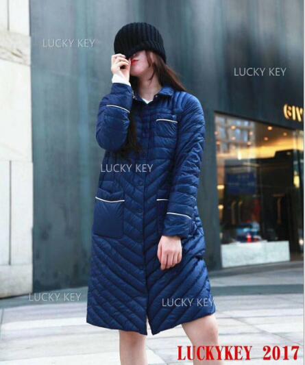 杭州品牌LUCKY KEY17年当季新款羽绒服批发，商场同步