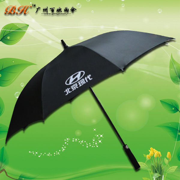 广告伞厂家 定制-北京现代汽车高尔夫伞 广告伞