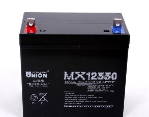 UNION电池12V55AH/友联蓄电池MX12550