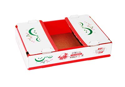 草莓瓦楞包装盒