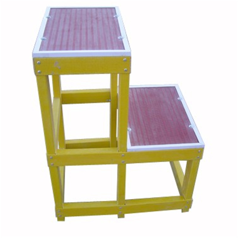 绝缘高低凳子玻璃钢双层凳绝缘踏台可移动绝缘凳电工凳绝缘平台
