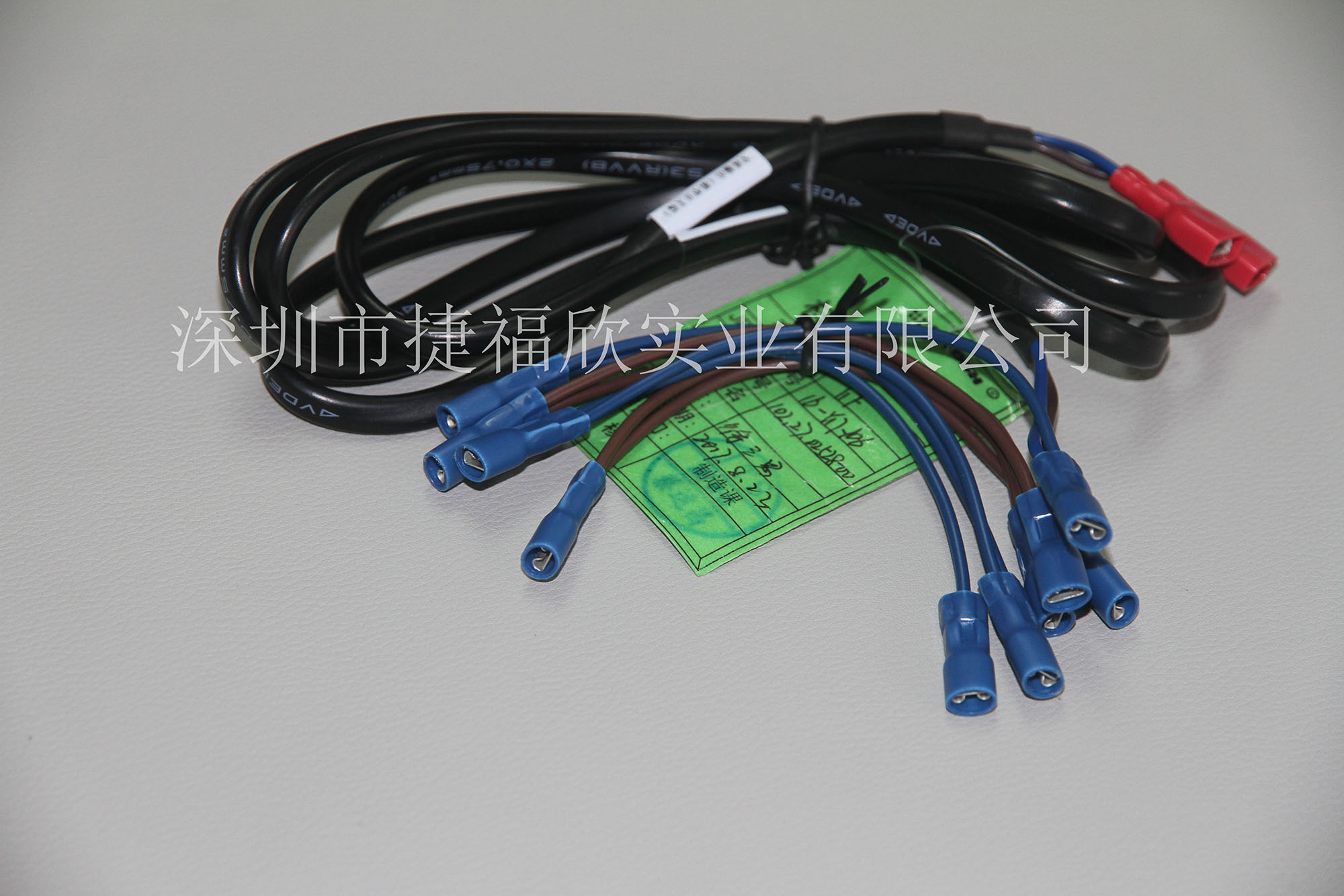 深圳线束加工厂UL1007 18AWG F1-6.4VQD配电盒电源线