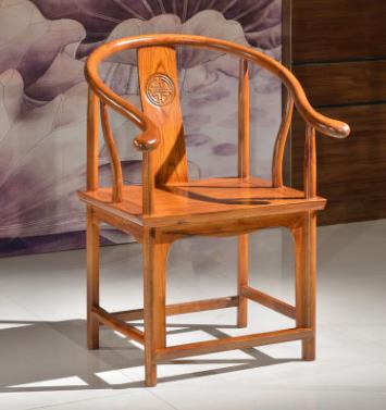 现代中式官帽椅 实木办公休闲太师椅