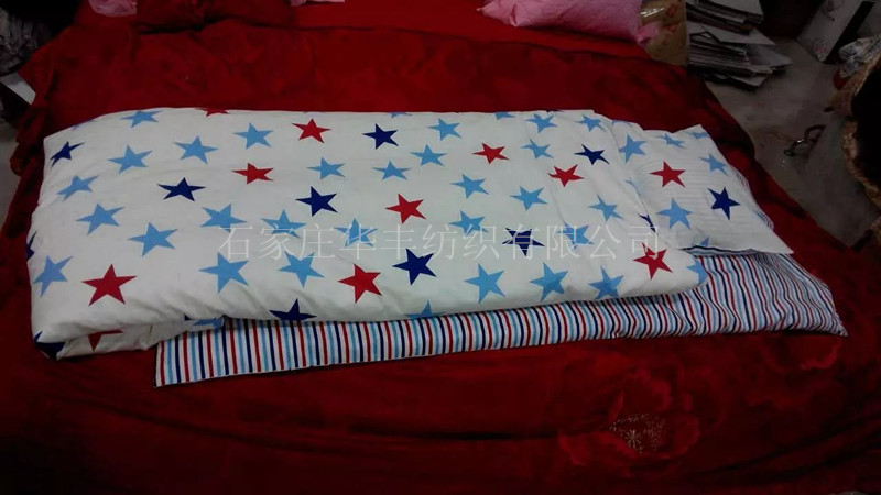 专业生产儿童纯棉床品工厂销售婴幼儿床单被罩枕套可定做