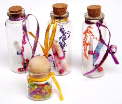 批发订制玻璃许愿瓶工艺装饰管制瓶吊饰瓶
