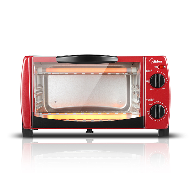 礼品定制美的Midea 多功能电烤箱家用烘焙小烤箱专业控温迷你蛋糕烤箱 T1-102D