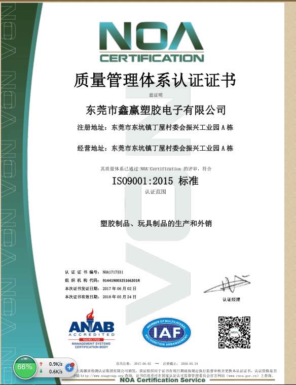 ISO9001质量管理体系认证证书需要那些材料