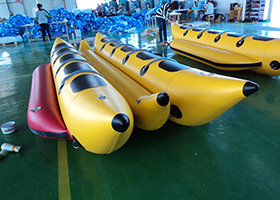 单排双排香蕉艇4人香蕉艇充气游艇漂流