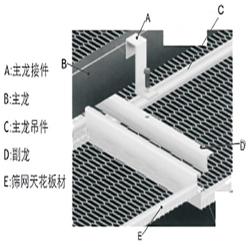 铝网格板厂家 菱形铝板网 装饰冲孔铝网板