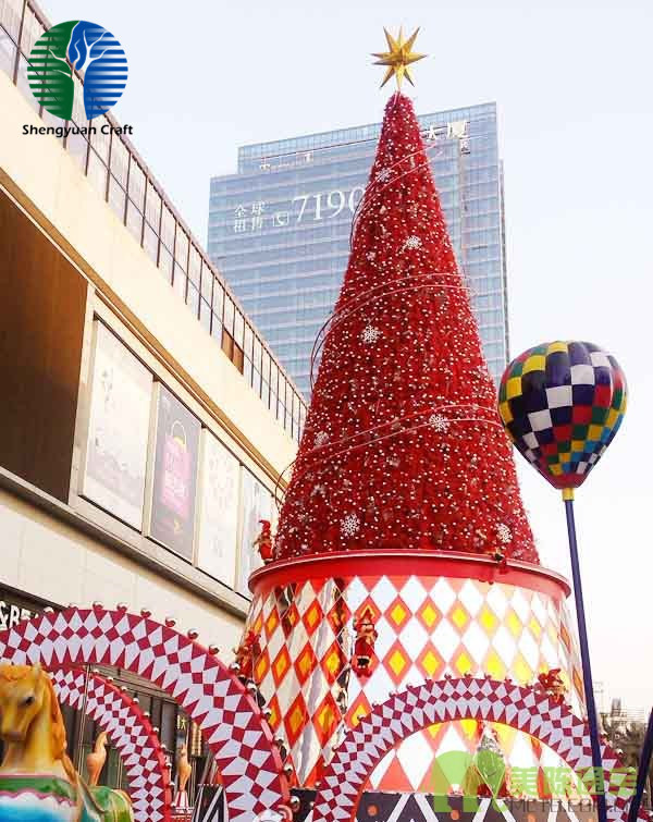 正佳广场圣诞树 万达广场圣诞树定做 广州圣诞树厂家