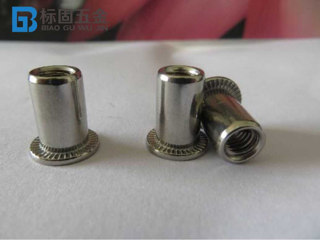 不锈钢螺母厂家专业生产平头光杆拉铆螺母 现货供应