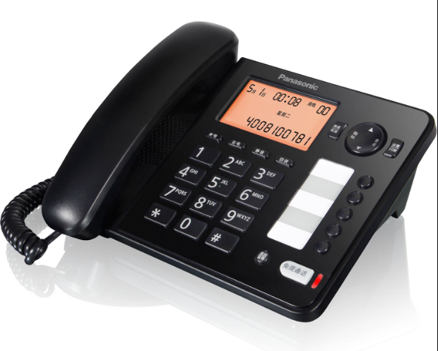 供应松下 KX-TS398CN 普通电话机 办公 家用 固定座机 来电报号 免提