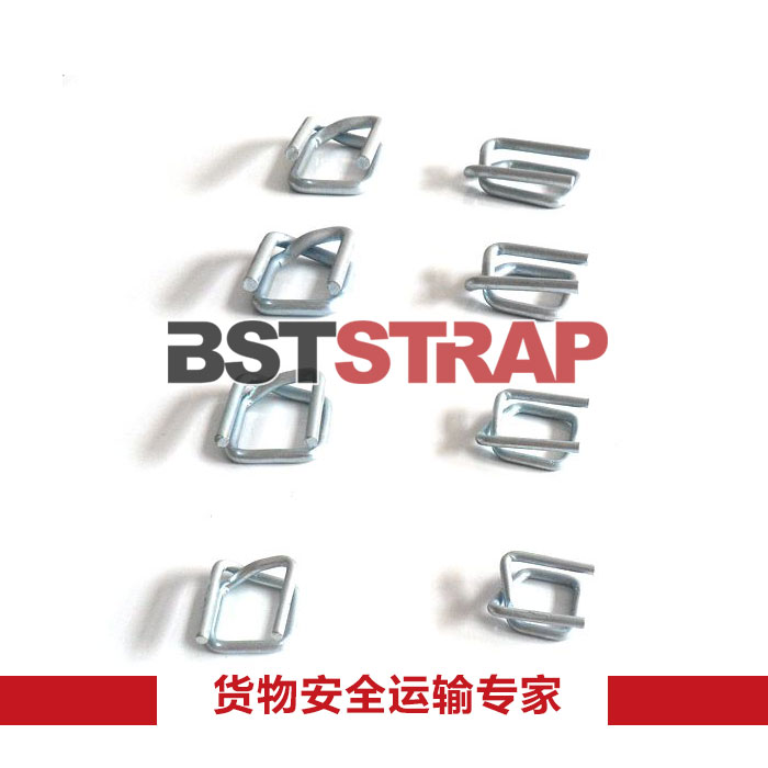 BSTSTRAP 低价供应 钢丝打包扣回形打包扣32mm 聚酯纤维带**