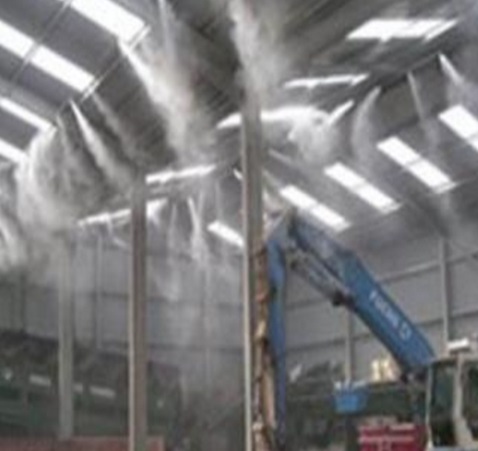高压喷雾喷淋降尘除臭机工厂车间加湿养殖场垃圾站厕所除臭