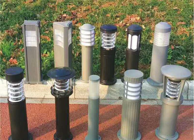 太阳能草地灯方形欧式复古灯 户外景观灯公园灯