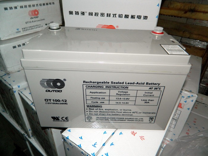 奥特多蓄电池OT12-100规格参数