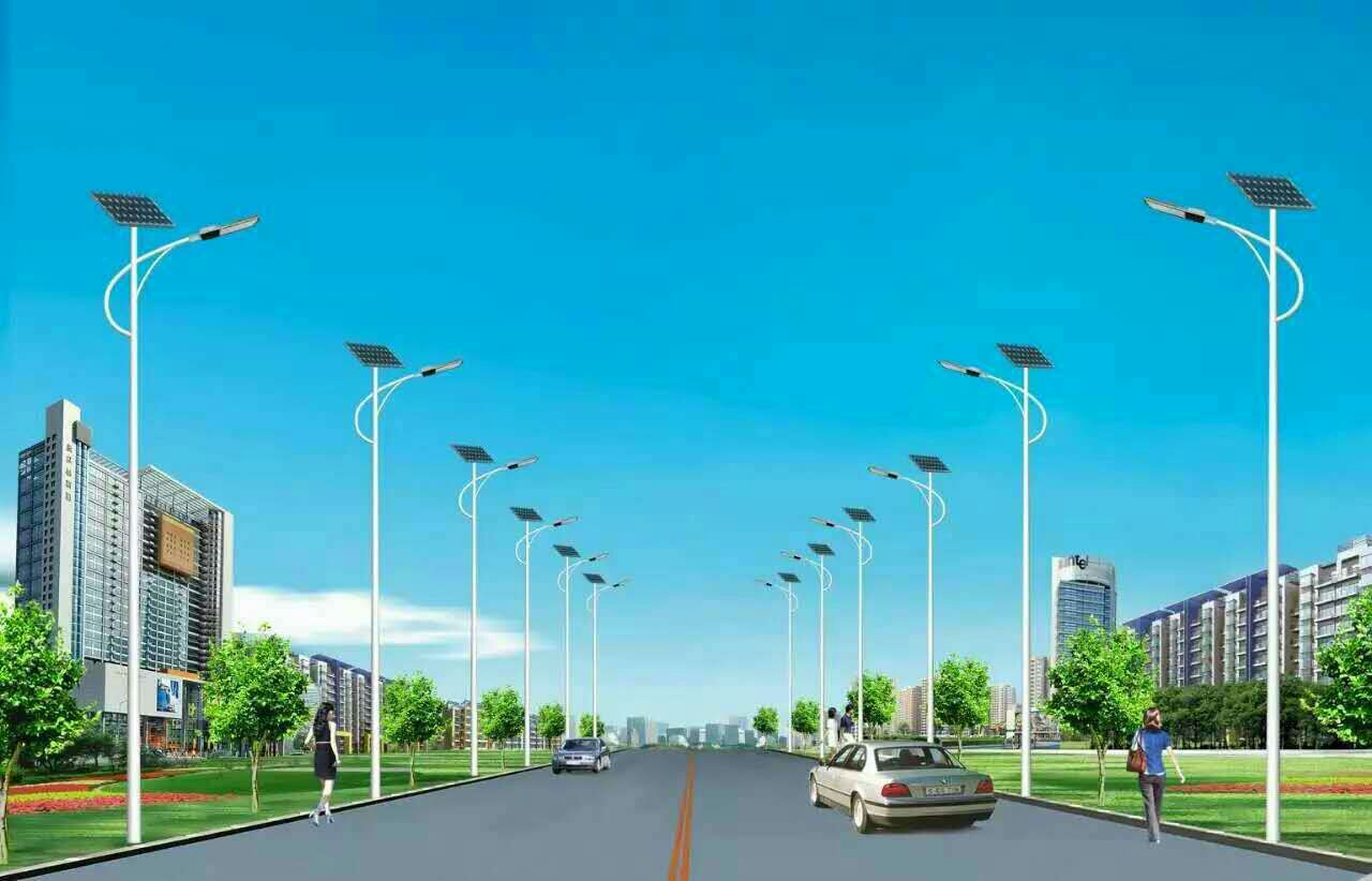厂家批发定制30W农村太阳能路灯