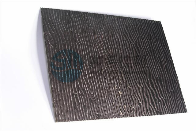 不锈钢冲花板 黑色木纹不锈钢装饰板*
