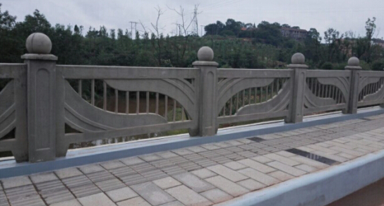 柳州桂林地区铸造石喷砂栏杆、复合式河道桥梁护栏、仿青石仿汉白玉栏板厂家