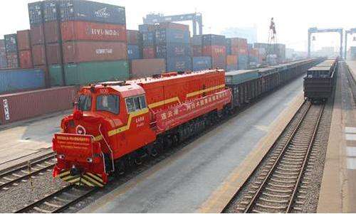 韩国经连云港到俄罗斯国际铁路运输，过境运输