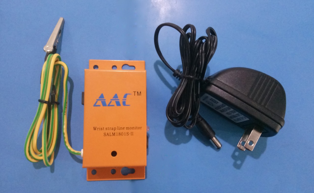 AAC-SALM1801S-II自动开关单工位防静电手腕带报警器静电环监控器静电手环监测仪