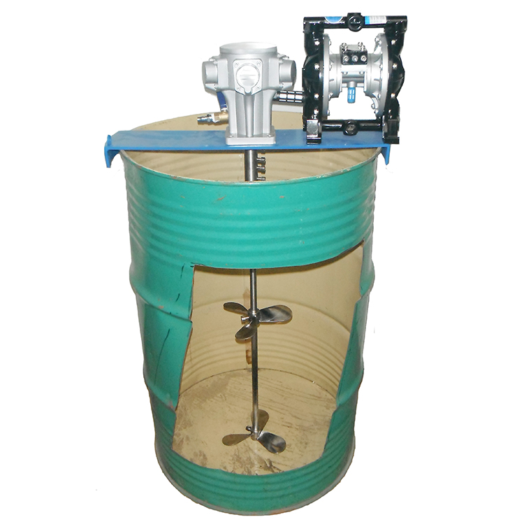 55加仑油桶气动搅拌机 200L横板式气动搅拌机