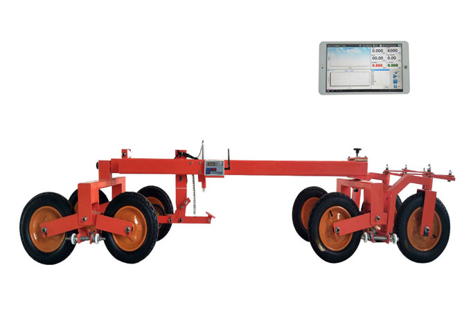 智能八轮平整度仪 平板电脑WiFi通讯）