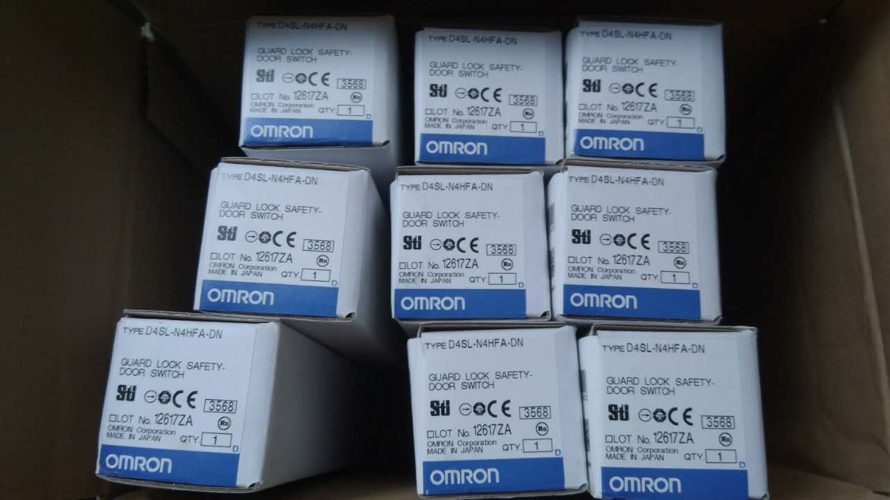 OMRON/欧姆龙正品D4SL-N4HFA-DN电磁锁定安全门开关 D4SL-N4CFA-N全新原装