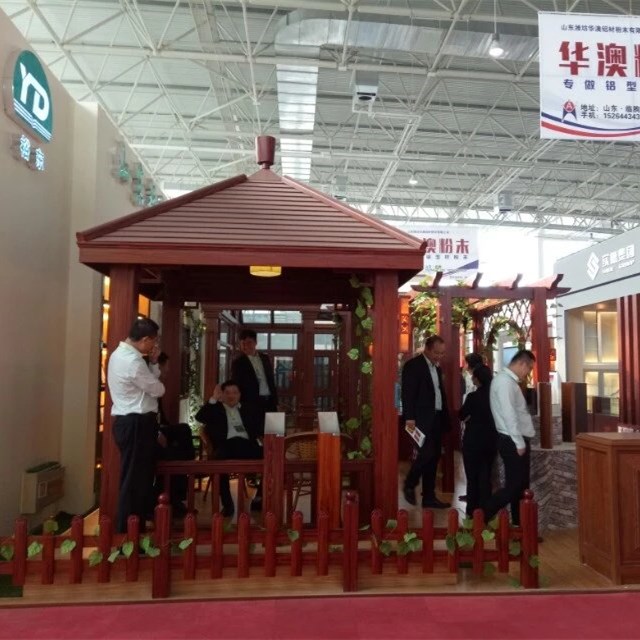 新裕东厂家供应高端3D,4D木纹阳光房，凉亭，葡萄架铝型材