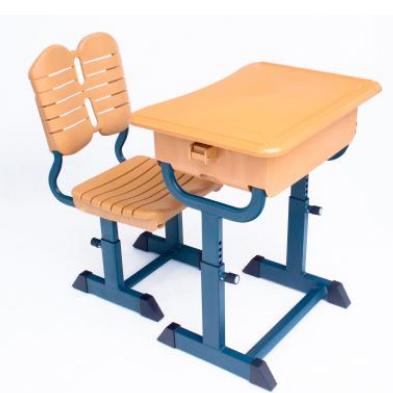 供青海玉树升降课桌椅和大通活动课桌椅