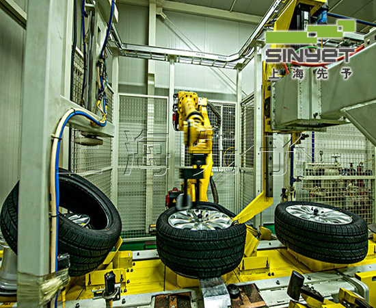 轮胎、轮毂自动化装配线 轮胎动平衡专机 上海非标自动化设备公司