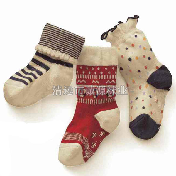广东袜子厂贴牌儿童袜 纯棉儿童袜 防滑儿童袜