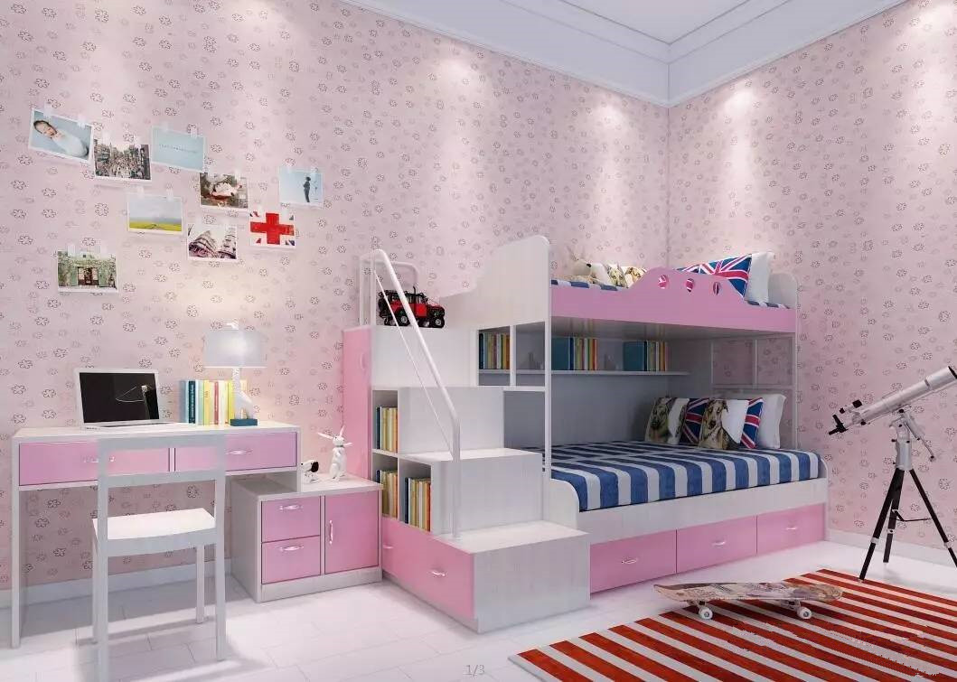 卧室儿童床上下床高低床双层组合床定制实木环保爱格板材定制广州全屋家具定制