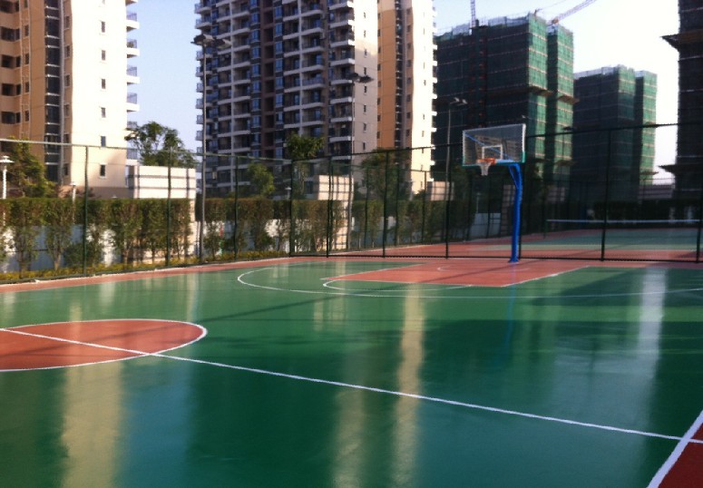 上海硅PU篮球场包工包料