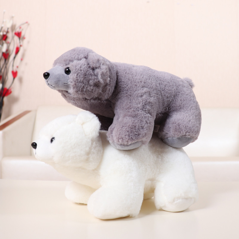动物毛绒玩具北极熊公仔专业设计定制 厂家直销