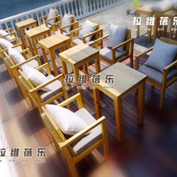 贵阳西餐厅实木桌椅定制