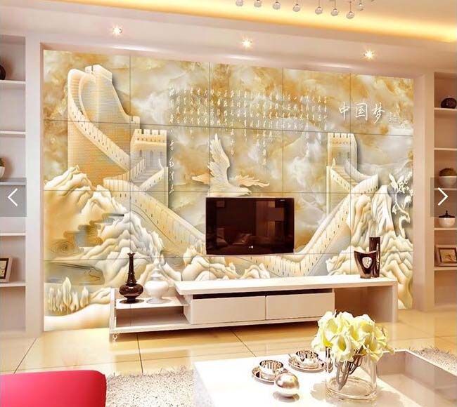 珠海瓷砖UV平板打印个性化环保家居装饰定制背景墙UV打印力奇广告