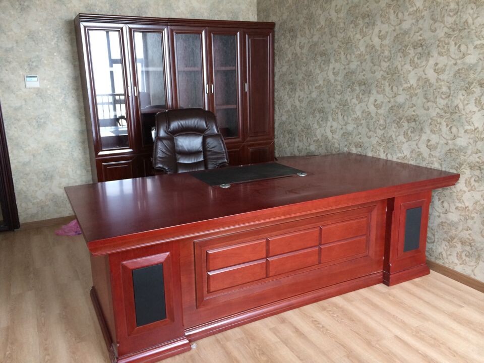 3米油漆大班台 2米板式常用老板桌 合肥办公桌家具
