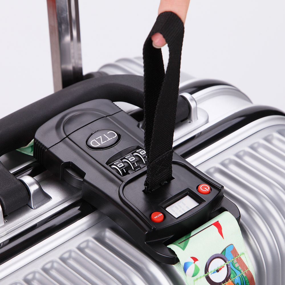 行李带 一字涤纶行李箱称重密码打包带 5cm印花可定制